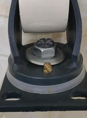 che超重白尼nneng脚轮白色尼龙轮寸5寸寸68寸输万向轮重型工4业推