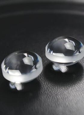 红蓝宝凹石非球面透镜双凸聚透镜双透镜小光直DIJ径镜球透镜半球