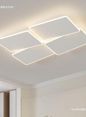 客厅简主灯圆卧室灯具极简42019艺术形大现厅顶灯代约设计感智能