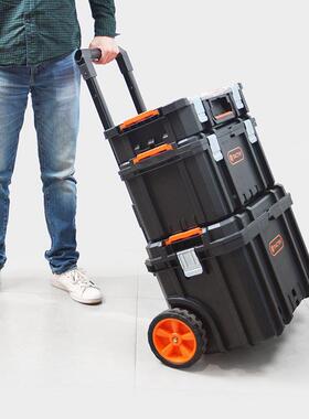 TCTX拓为工863具箱家用功能堆叠组合拉多杆收纳箱套装A储I物箱灵