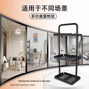 三层落地式浴室置ZX-03置物架厨属整理架间可提手金卫生淋浴收房