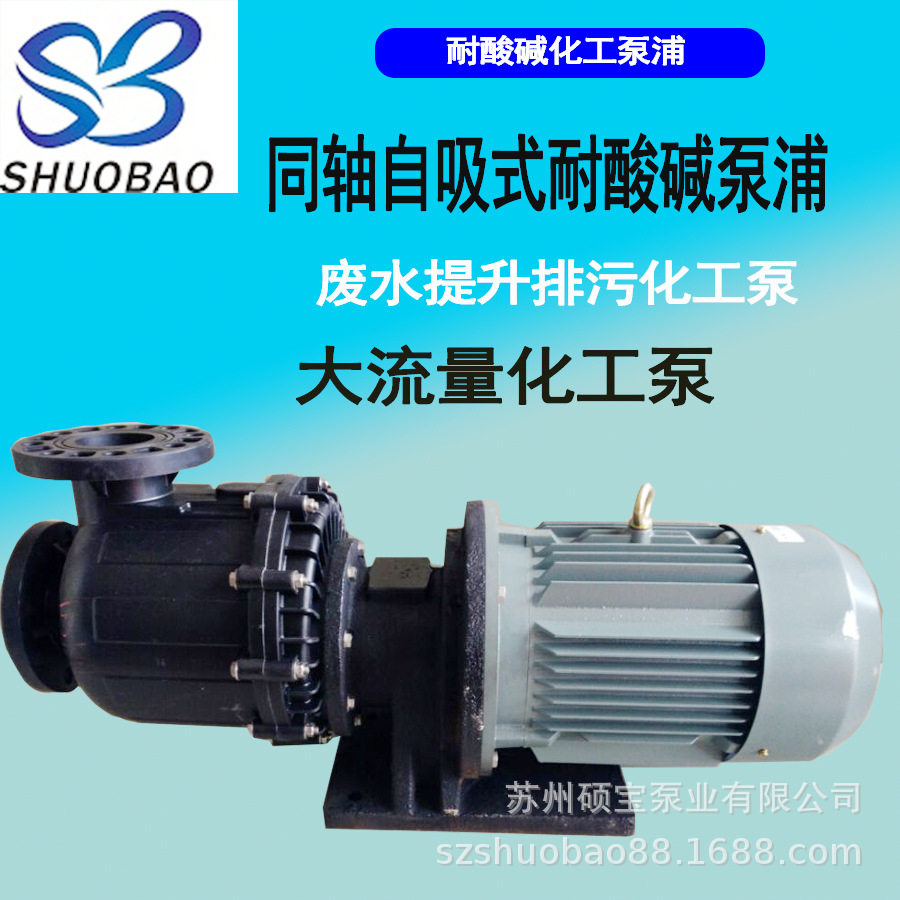 化工耐腐污水提升自吸泵