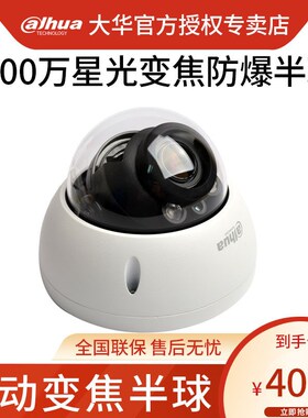 大华400万电动变焦POE供电网络摄像头 DH-IPC-HDBW2433R-ZS /ZAS