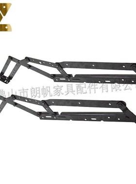 朗帆LFF004功能家具五金折叠铰 儿童椅二折铁架沙发椅脚踏配件