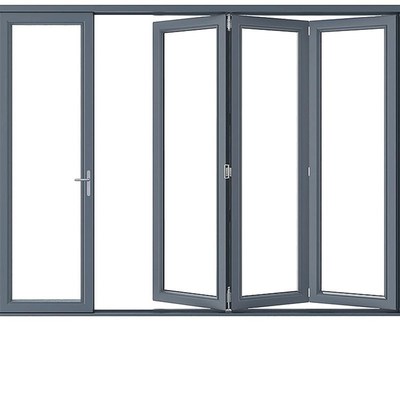 阳台推拉大折叠门活动隔断商铺阳光房小户型通风铝合金重型断桥