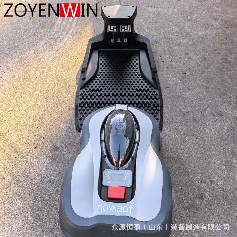 手机APP操控人自动避障割草机口NIE器自动回充多星草定位出割机器
