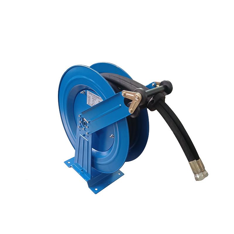 711缩油收55放卷盘空气管自动伸卷盘巨川自0动卷管器卷盘管25M
