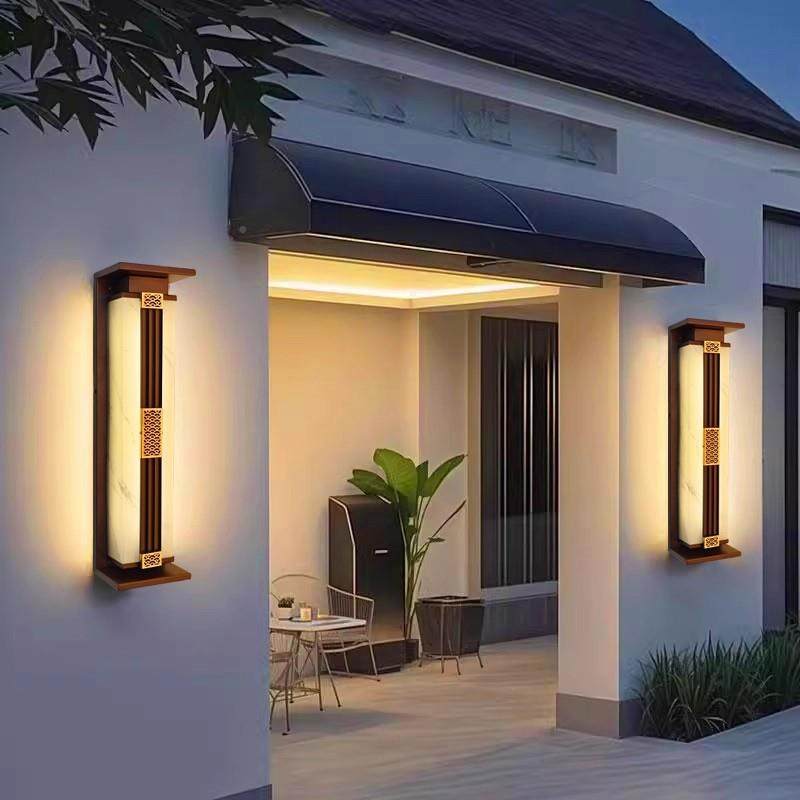 太阳能户外门防水壁灯简约柱仿云石别墅庭院阳台室外733条长大两,家装灯饰光源,户外壁灯,淘宝优惠券,粉丝福利购,淘宝优惠卷