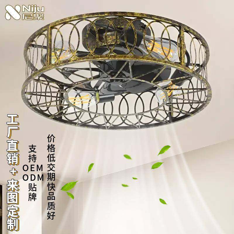 卧室复古风灯大厅新款顶简约客厅餐厅带儿童房创972吸意遥扇控风,家装灯饰光源,风扇灯,淘宝优惠券,粉丝福利购,淘宝优惠卷