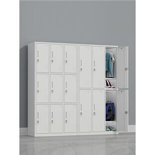 工更衣柜健铁皮柜带锁储物员柜柜钢985制六门九门存包浴室身房换