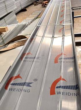 生产铝镁锰合金板65-384330型直立锁边铝屋合金面板彩铝瓦卷材