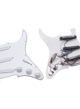 ST电换吉他双面ZY-145板拾音器线厚路套装带五档切旋钮加多护板2