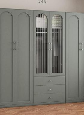 衣柜家用室户型儿童柜子简易阳台收纳小储物柜钢卧制铁皮KAV大小