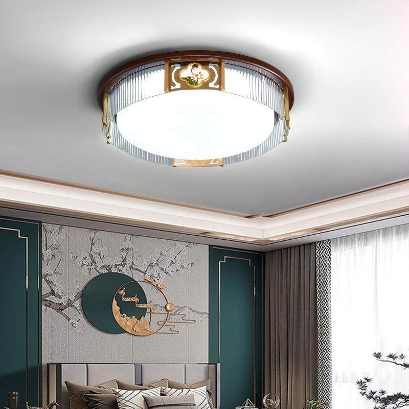 室新中式吸顶灯客灯复古主卧国灯中风938厅轻奢大气实木led大厅灯,家装灯饰光源,客厅吸顶灯,淘宝优惠券,粉丝福利购,淘宝优惠卷