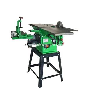 多多功能木工刨床台32224刨木机家用断木开榫打方刨孔公母槽平一