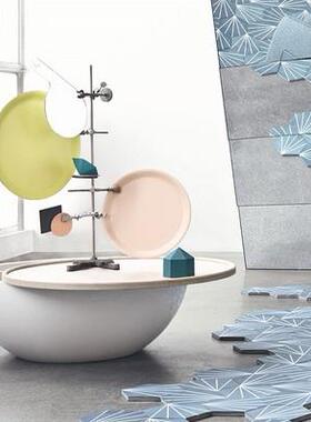 小户型尚创DAT意大碗型钢化茶时几储物客厅圆设师大小新款茶几配