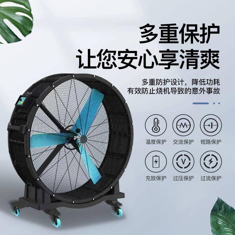 工业落地风扇AVE扇大风力趴地手推永手磁式推移动大风强风直销