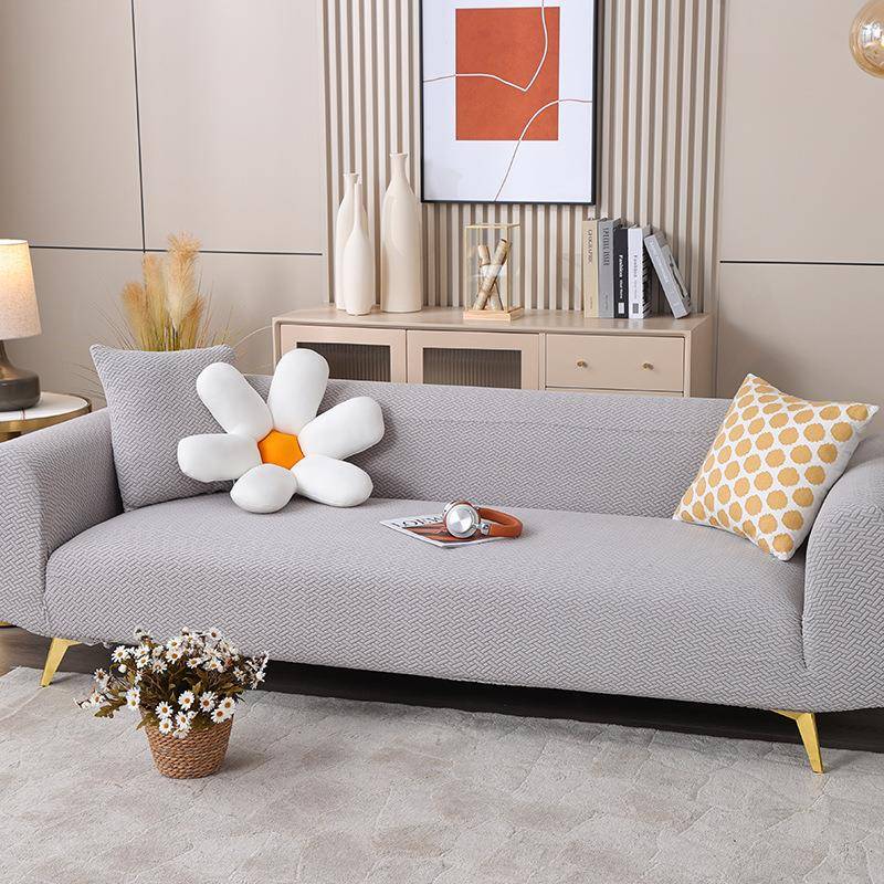 摇粒绒650沙发套色罩弹力包能四季通用202新2款纯全防猫抓懒人保