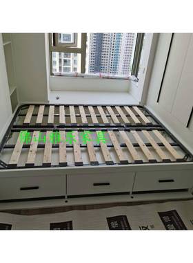 榻榻米透气排骨.架1.819.5上翻床架升降床板18实加宽板松木1.213