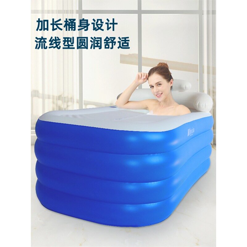 家用充气折叠浴缸大人儿童泡澡