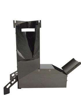 WL26SHDH炉T-黑钛火箭户外不锈钢可折叠柴火H炉野炊炉