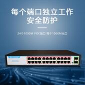 安防控标poe监交换机插即用校即企无线组网24网口准全OFS G千