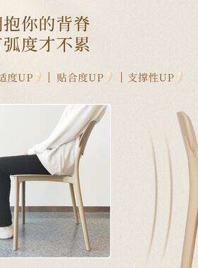 可堆叠户藤椅外外摆等位椅家用脑椅电宿塑料餐单人RGQ靠椅背椅