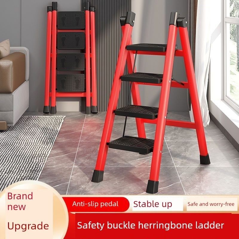 梯子家用折叠室内花架梯便携多功能叉梯移动人字梯加厚扶梯爬梯凳,住宅家具,梯凳,淘宝优惠券,粉丝福利购,淘宝优惠卷