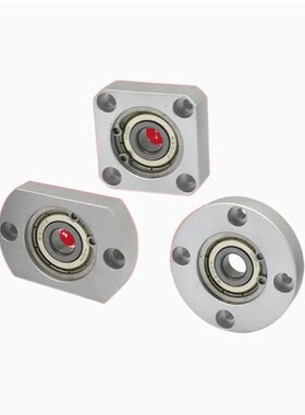 45钢嵌入型扁法兰带座轴承座支撑固定座BFAJ21 BFJ22 BFJ26 - 690