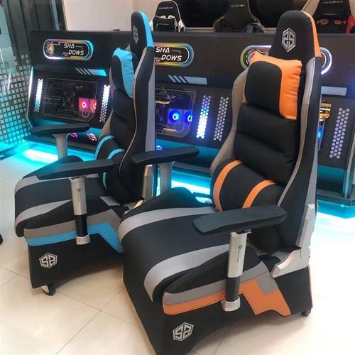 网吧沙发椅电竞椅网咖游戏单人酒店懒人可躺可调家用电脑竞技厂家