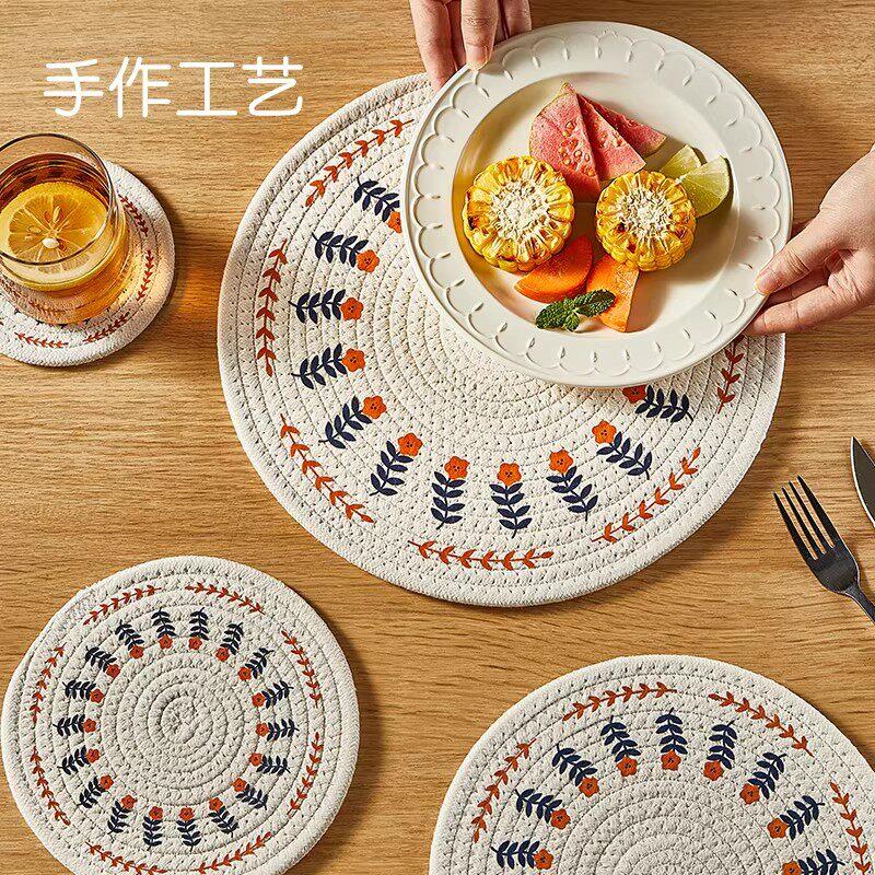日本精工隔热垫餐垫家用锅垫杯垫砂锅碗垫盘垫餐桌垫耐高温防烫垫