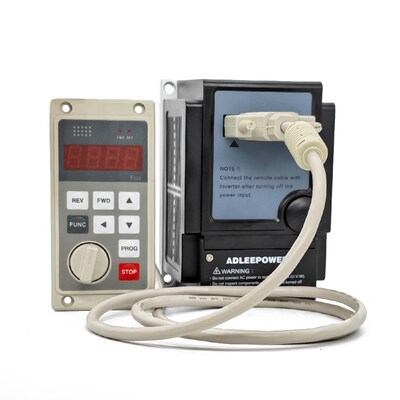 ADLEEPOWER爱德利变频器220VAC AS2-107R 1HP 0.75KW变频调速器