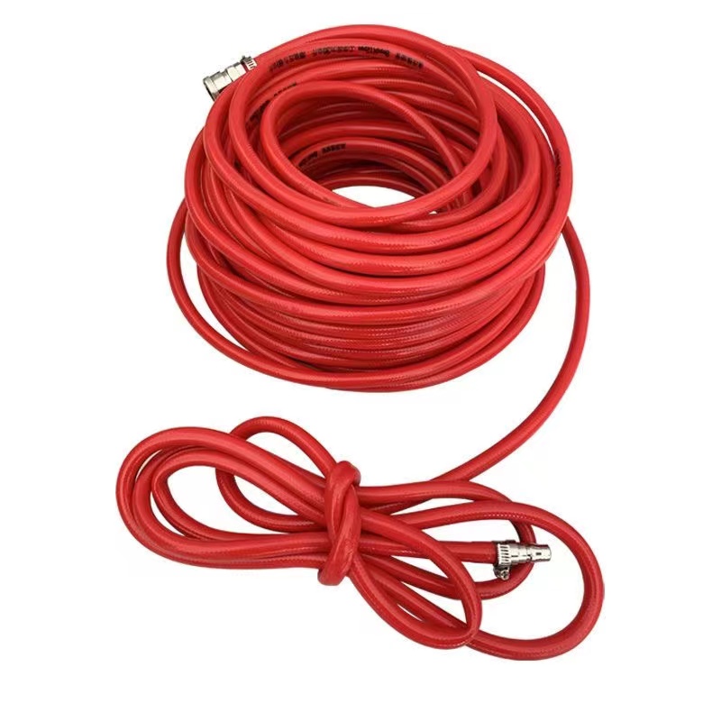 真石漆喷枪高压软管防爆气泵空压机气管防冻软管三层网管气动扳手