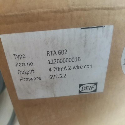 deif 丹控 RTA602 舵角变送器