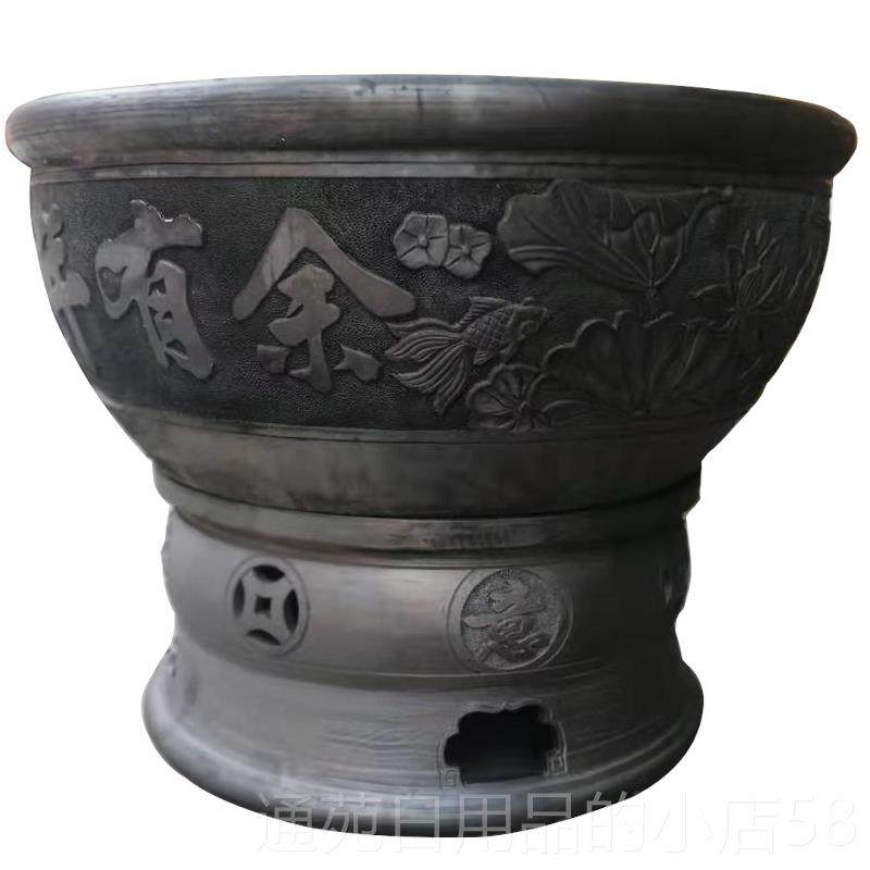 正品土陶面老瓦盆瓦缸瓦乌鱼盆金陶鱼盆素瓷龟睡莲龟鳖家用花盆鱼,宠物/宠物食品及用品,桌面缸,淘宝优惠券,粉丝福利购,淘宝优惠卷