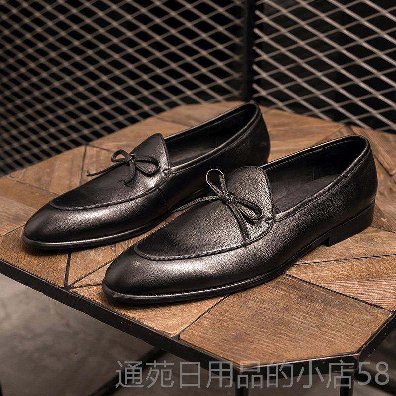 正品商务闲皮鞋男真棕色英伦风男鞋头休流苏一脚蹬男士乐福鞋皮尖,流行男鞋,休闲皮鞋,淘宝优惠券,粉丝福利购,淘宝优惠卷