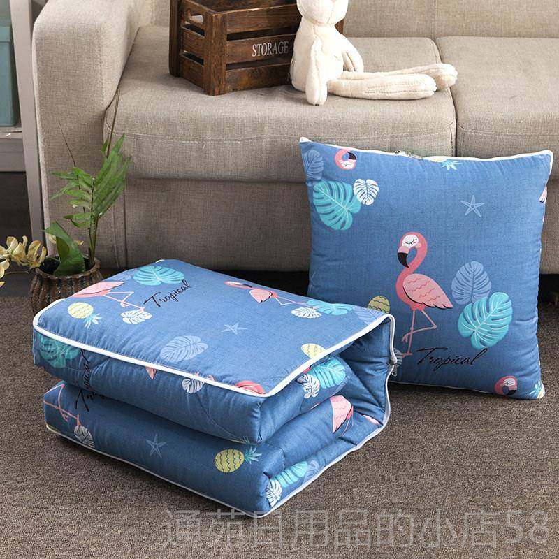 正品抱枕被子两用颈靠枕车用靠汽车枕头靠垫枕沙发腰午睡枕折叠空