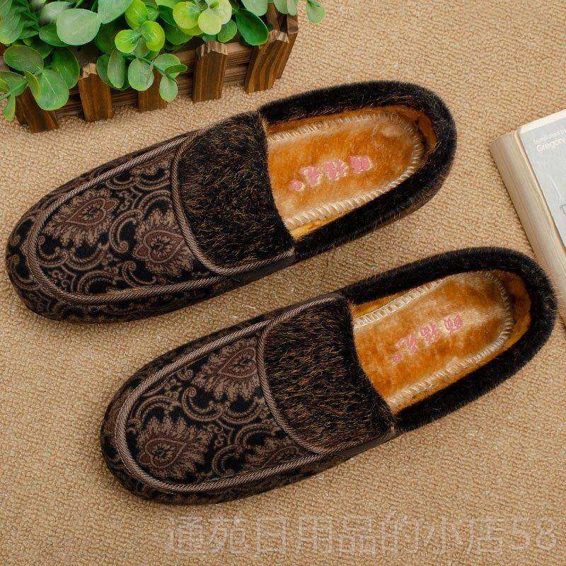 正品老北女京布冬新款棉鞋中老年平底妈妈鞋绒软鞋底加防滑老人奶,女鞋,传统布鞋,淘宝优惠券,粉丝福利购,淘宝优惠卷