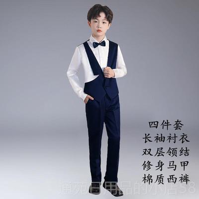正品儿童合唱团演出服大学生诗歌朗诵比赛服长裙男女中童主持小人