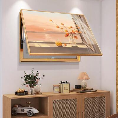 郁金香电表箱装壁饰画弱电箱配电箱挡挂画电闸箱花电源开QRM关盒