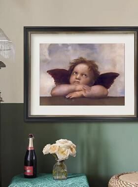 尔拉艺斐的复古小众术装饰画画挂画GSU个性创意餐边柜壁卧室床头