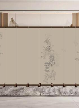 新中山屏风隔断客厅酒店办公室折叠59751移动双面式水水折防屏新