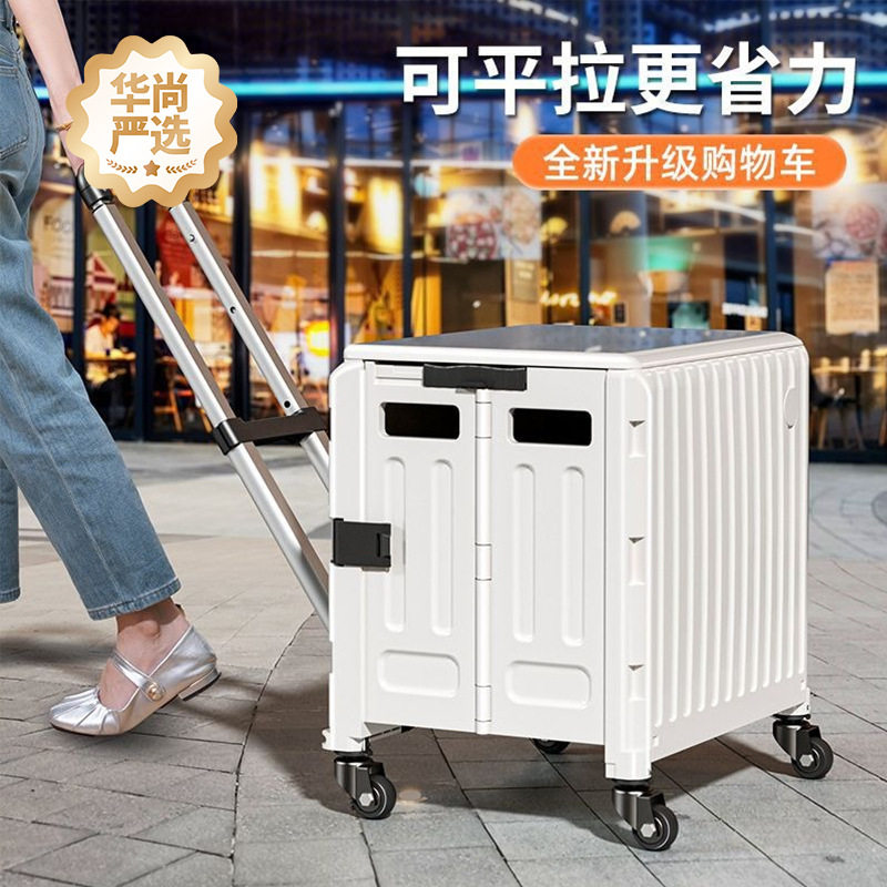 爬楼折叠便携买菜车拉杆箱