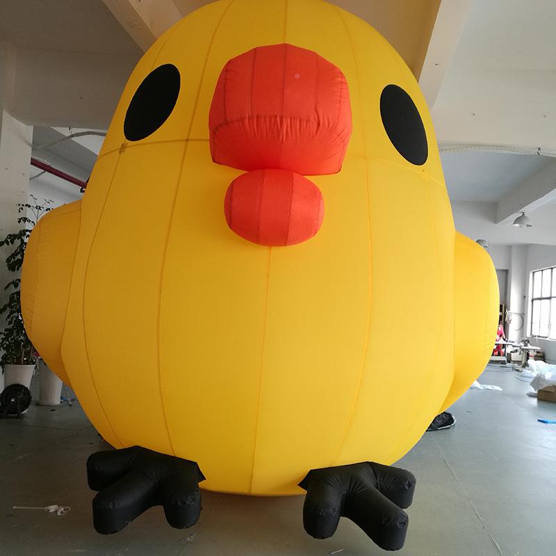 直销1126新款通卡充气卡通小节鸡模型广门告拱庆用品鸡年布景