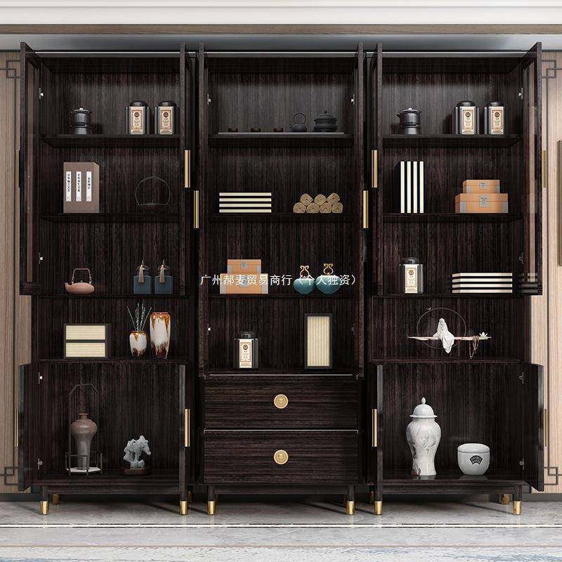 新中式柜实门木书柜紫金檀木书橱组合璃带THY落地靠墙书房家具置,电子元器件市场,其它元器件,淘宝优惠券,粉丝福利购,淘宝优惠卷