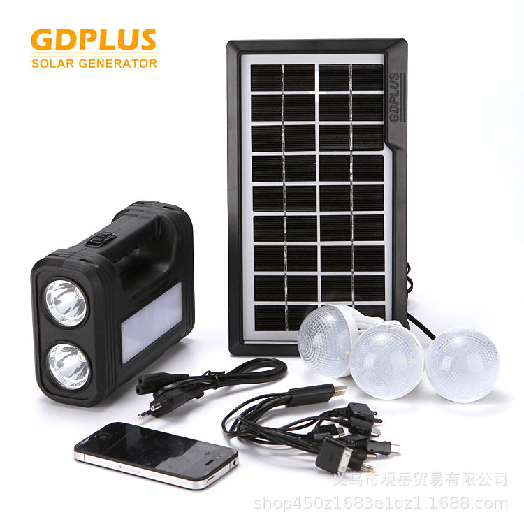 太阳能户外探照移动电源球泡灯