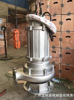 WQP不锈钢水污水泵50WQD潜1-10-0.705不锈水钢DJT潜排污泵