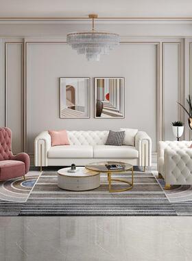 设计人师轻沙发免洗科奢技布现代高端客厅美式双直人三VGJ位排小