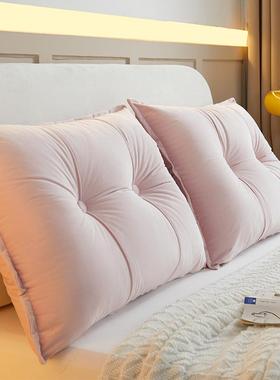 A6L组合床沙发垫丝绒布F76898J9可拆洗床靠垫榻榻米软包头板头双
