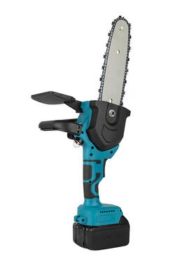 8充电XVZ式锂电链锯寸持单手锯用链条锯修枝锯园林锯电锯手家锯